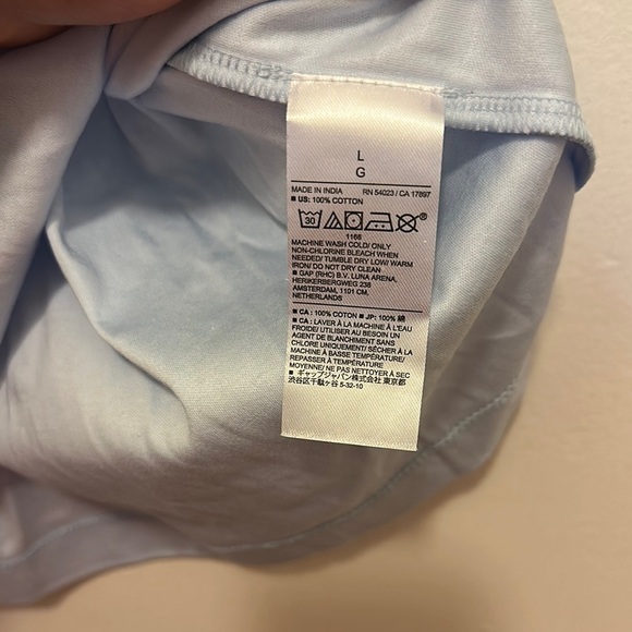 Banana Republic Blue Polo Shirt Classic Design - Picture 8 of 8